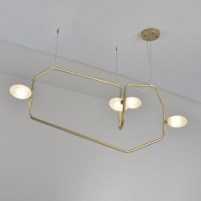 Люстра Palindrome 2 Light LED Chandelier from Rich Brilliant Willing фото 6