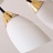 Серия подвесных светильников RIVOLI 3 плафона Золотой цвет фото 24