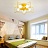 Минималистские потолочные люстры в форме звезды ASTERI Желтый фото 14