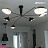 Serge Mouille 3 Arm Ceiling фото 2