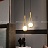 Подвесной светильник с шарообразным рельефным плафоном из хрусталя на каплевидном каркасе из металла HOOP DROP LUX фото 15