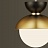 Подвесной светильник в скандинавском стиле POMPON GOLD фото 10