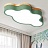 Светодиодные потолочные светильники в форме облака CLOUD ECO 50 см  Зеленый фото 3