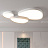 Потолочный светильник в стиле минимализм Wandan 40 см  Белый фото 18