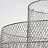 Дизайнерская светодиодная люстра с сетчатым каркасом MESHMATICA 60 см  Серебро (Хром) фото 14