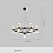 Серия светодиодных люстр на молекулярном каркасе с двойными рельефными плафонами из стекла шарообразной формы TRENTON 9 плафонов плафонов золото фото 7