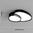 Потолочный светильник в стиле минимализм Wandan 40 см  Черный фото 2