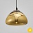 Подвесной светильник Void Light 30 см  Золотой фото 8
