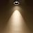Встраиваемый светодиодный светильник Flanna Черный Малый (Small)3000K фото 4