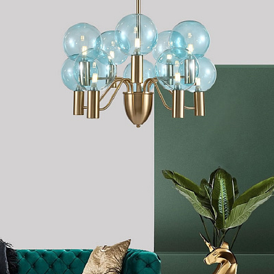 Moon Chandelier 6 плафонов Розовый фото 10