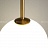Серия подвесных светодиодных светильников со стеклянными шарообразными плафонами, собранными на латунной стойке VOKE 2 лампы фото 18
