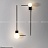 Настенный светильник со стеклянным шарообразным плафоном с угловым каркасом LINGE фото 2