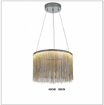 Metall Rain Chandelier фото 3