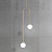 Подвесной светильник с шарами-плафонами фото 3