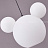 Подвесной светильник в виде Mickey Mouse Микки 45 см  фото 13