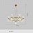 Серия светодиодных люстр на молекулярном каркасе с двойными рельефными плафонами из стекла шарообразной формы TRENTON 17 плафонов плафонов черный фото 6