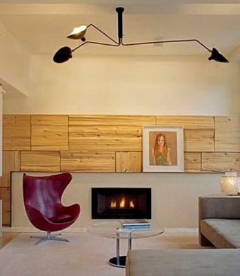 Serge Mouille 3 Arm Ceiling фото 5
