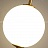 Серия подвесных светодиодных светильников со стеклянными шарообразными плафонами, собранными на латунной стойке VOKE 1 лампа фото 17