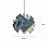 Дизайнерский подвесной светильник с имитацией древесной фактуры SEASONS 60 см  Белый фото 11