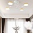 Светодиодная потолочная люстра SCHEME LED 8 плафонов Белый фото 11