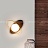 Настенный светильник каплевидной формы с шарообразный стеклянным плафоном внутри металлического эллипса ULTIMA A Темный фото 14