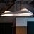 Дизайнерский подвесной светильник с белым матовым абажуром пирамидальной формы BAROLINE DUO фото 13