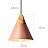 Подвесные светильники в скандинавском стиле Vibrosa 11 см  Розовый фото 17