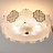 Потолочный светильник с орнаментов в виде клевера фото 5