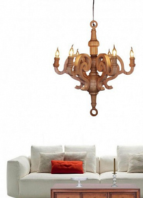 Wood Design Paper Chandelier фото 3