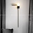 Настенный светильник со стеклянным шарообразным плафоном с угловым каркасом LINGE фото 8