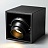 Накладной светодиодный светильник CAMERA 8W Черный 3000K фото 16