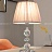 Настольная лампа со стеклянным основанием-2 фото 2