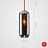 Стеклянный светильник подвес в стиле лофт C фото 7