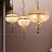 Серия подвесных светильников из фигурного стекла AMPLE диаметр 42 см   фото 7