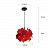 Дизайнерский подвесной светильник с имитацией древесной фактуры SEASONS 60 см  Бордовый (Гранатовый) фото 5