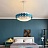 Люстра Doria Leuchten hanging lamp 50 см   Голубой фото 7