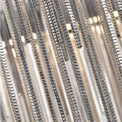 Metall Rain Line Chandelier фото 8