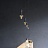 Минималистский подвесной светильник из камня AGESTA Серый в крапинку фото 7