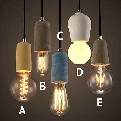 Pendant set concrete фото 3