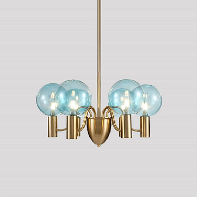Moon Chandelier 6 плафонов Розовый фото 6