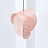 Розовый дизайнерский светильник PINKA 30 см   фото 7