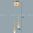 Подвесной светильник Drop Well-3 B Золотой фото 4