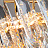 Подвесной реечный светильник с кристаллами К9 80 см  фото 10