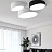 Геометрические плоские светильники в скандинавском стиле SHEAR 50 см  Черный фото 8