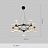 Серия светодиодных люстр на молекулярном каркасе с двойными рельефными плафонами из стекла шарообразной формы TRENTON фото 5