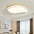 Светодиодный потолочный светильник в форме листа CHIT Белый Малый (Small) фото 12