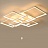 Потолочный светильник Squares & Rectangles 6 плафонов  фото 3