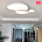 Потолочный светильник в стиле минимализм Wandan 50 см  Черный фото 10