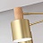Золотистая люстра в скандинавском стиле с деревянными элементами INGRID 8 плафонов A фото 9