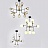 Люстра с плафонами-шарами BISTRO 8 плафонов Медный Белый фото 15